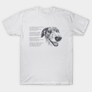 My Comforter poem - Border Collie T-Shirt